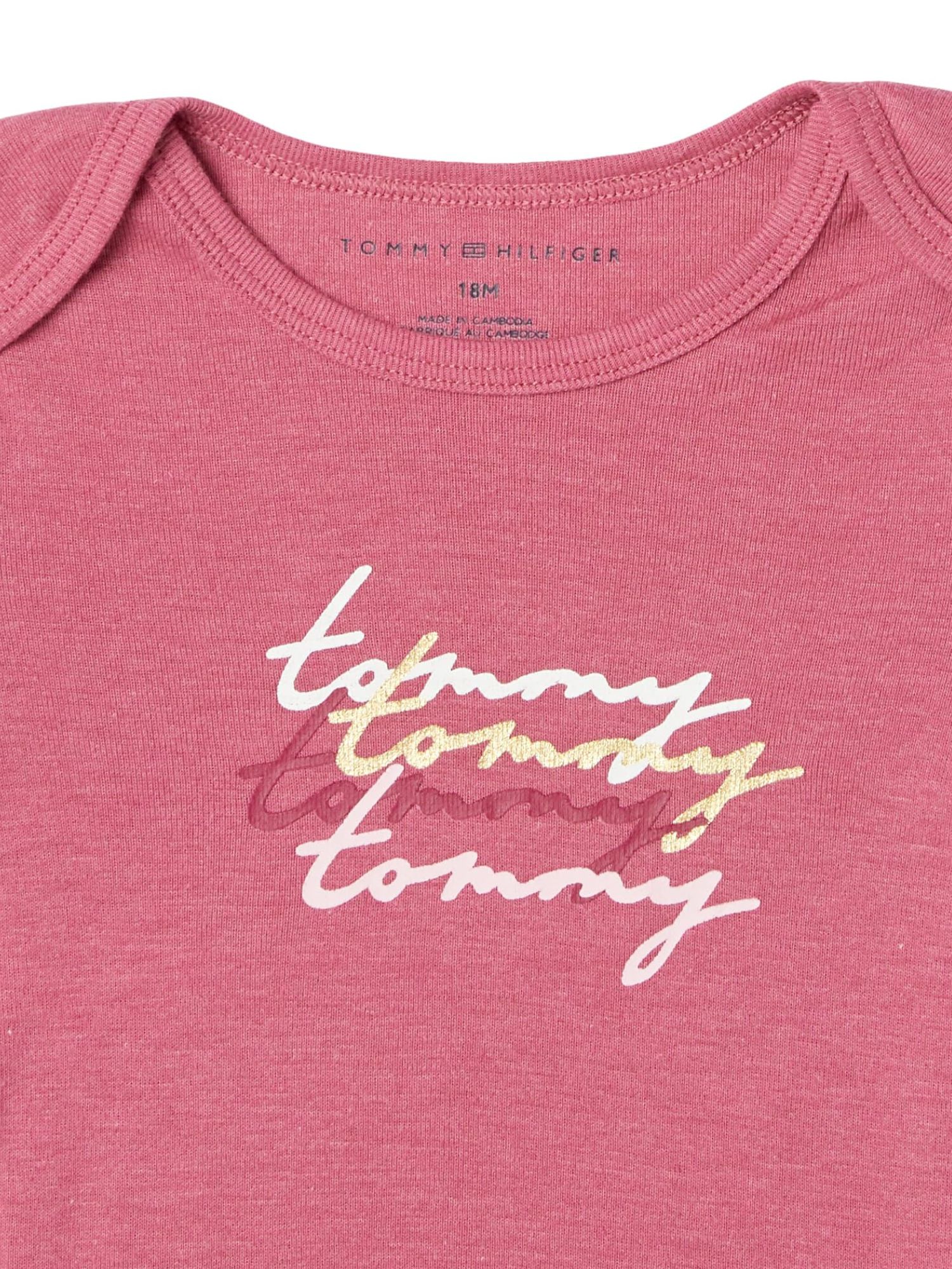 Дитячий набір боді Tommy Hilfiger короткий рукав 4шт 1159821627 — фото 4