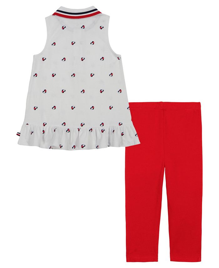 Tommy Hilfiger Kids Set Polo Tunic and Capri Leggings 1159815046 — фото 2