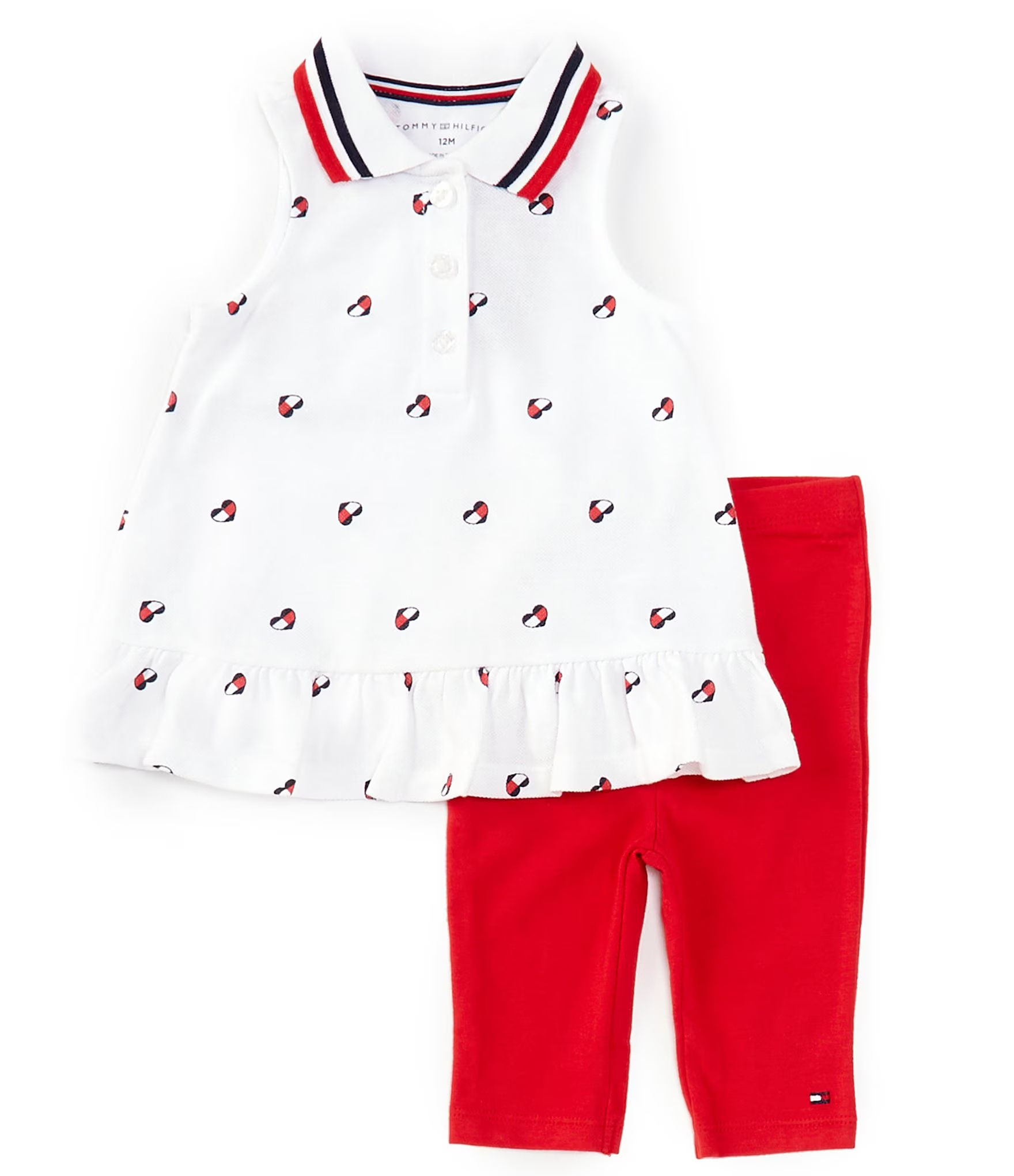 Tommy Hilfiger Kids Set Polo Tunic and Capri Leggings 1159815046 — фото 3