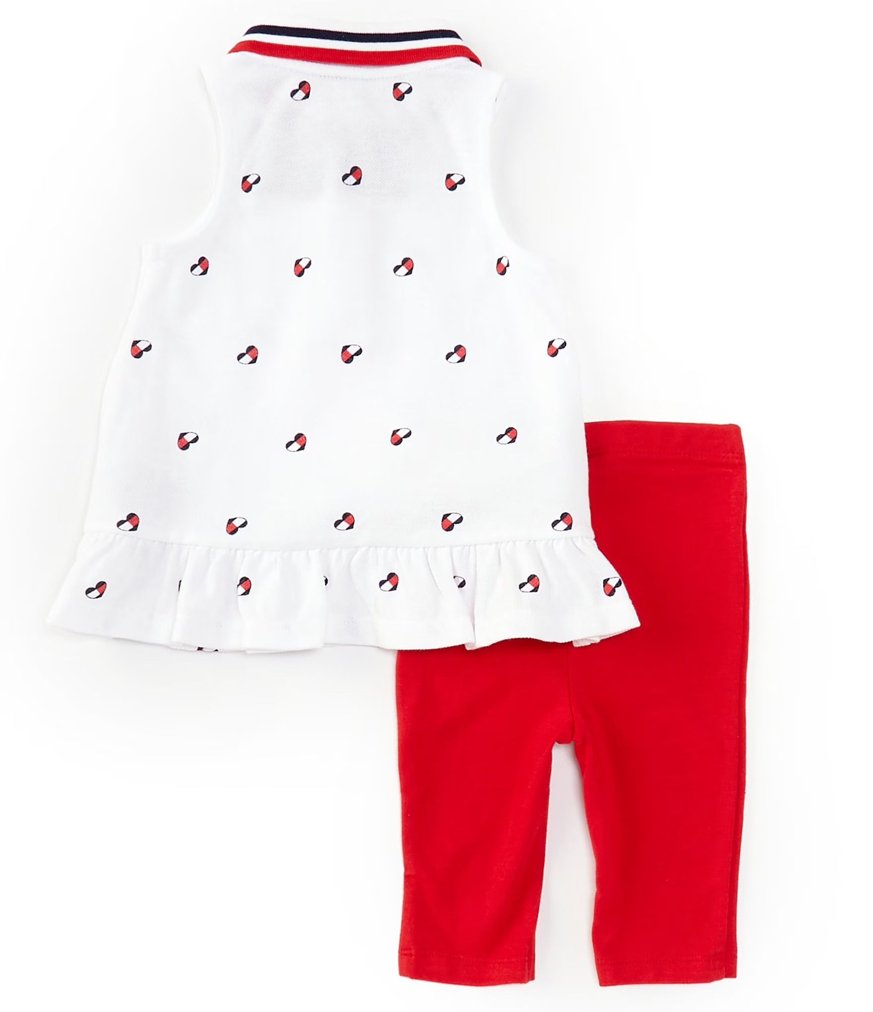 Tommy Hilfiger Kids Set Polo Tunic and Capri Leggings 1159815046 — фото 4