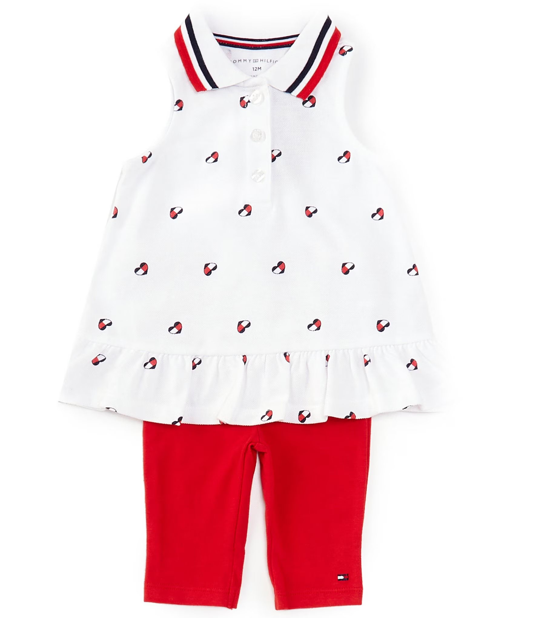 Tommy Hilfiger Kids Set Polo Tunic and Capri Leggings 1159815046 — фото 5