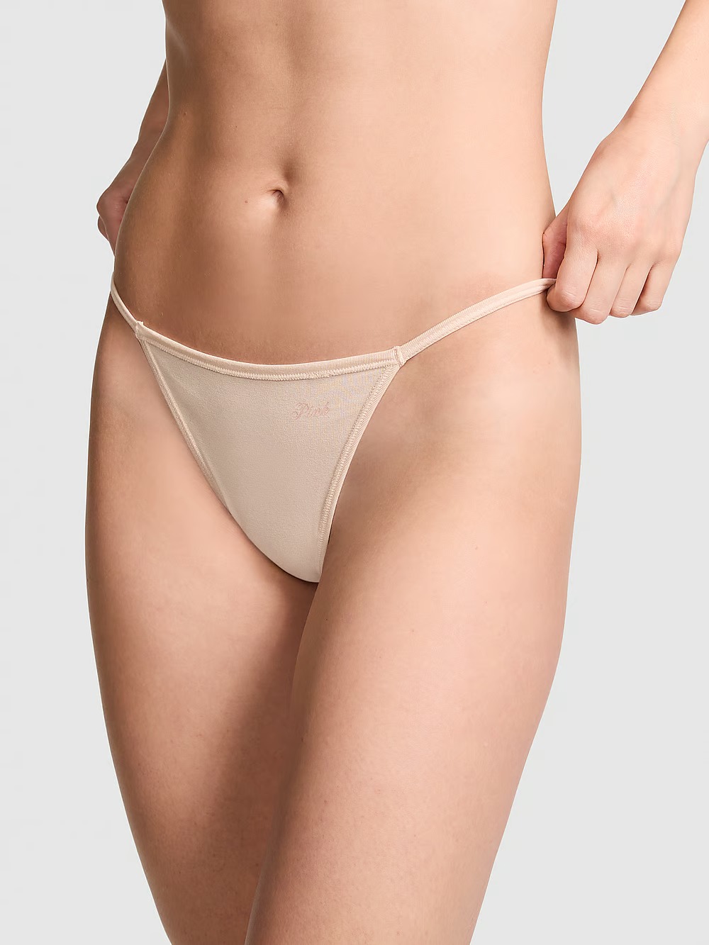 Бавовняні трусики стрінги Victoria's Secret PINK 1159829368 — фото 1