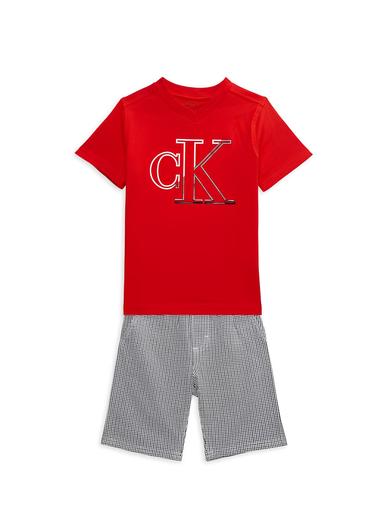 Дитячий комплект Calvin Klein футболка та шорти 1159828988 — фото 1