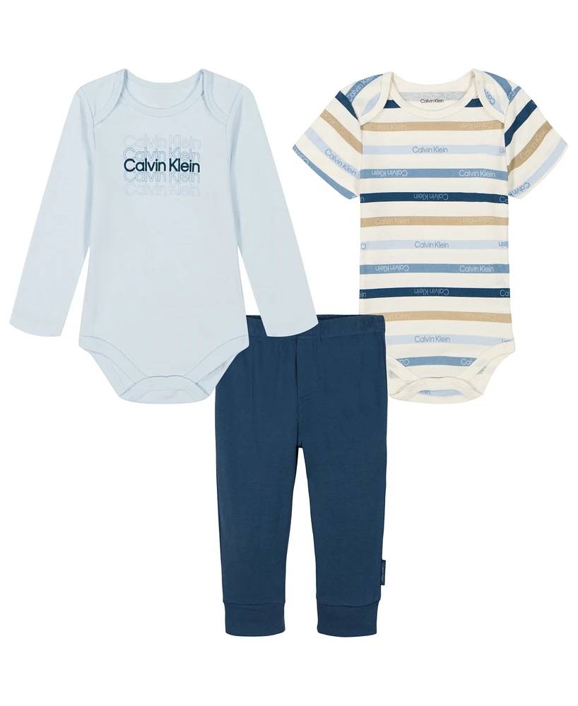 Дитячий комплект Calvin Klein два боді та штани 1159829027 — фото 1