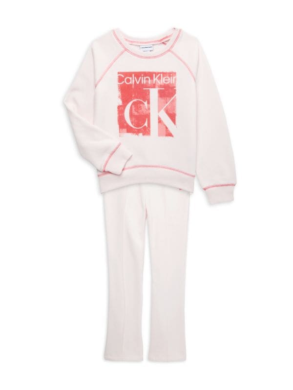 Дитячий костюм на флісі Calvin Klein світшот та штани 1159804394 — фото 3