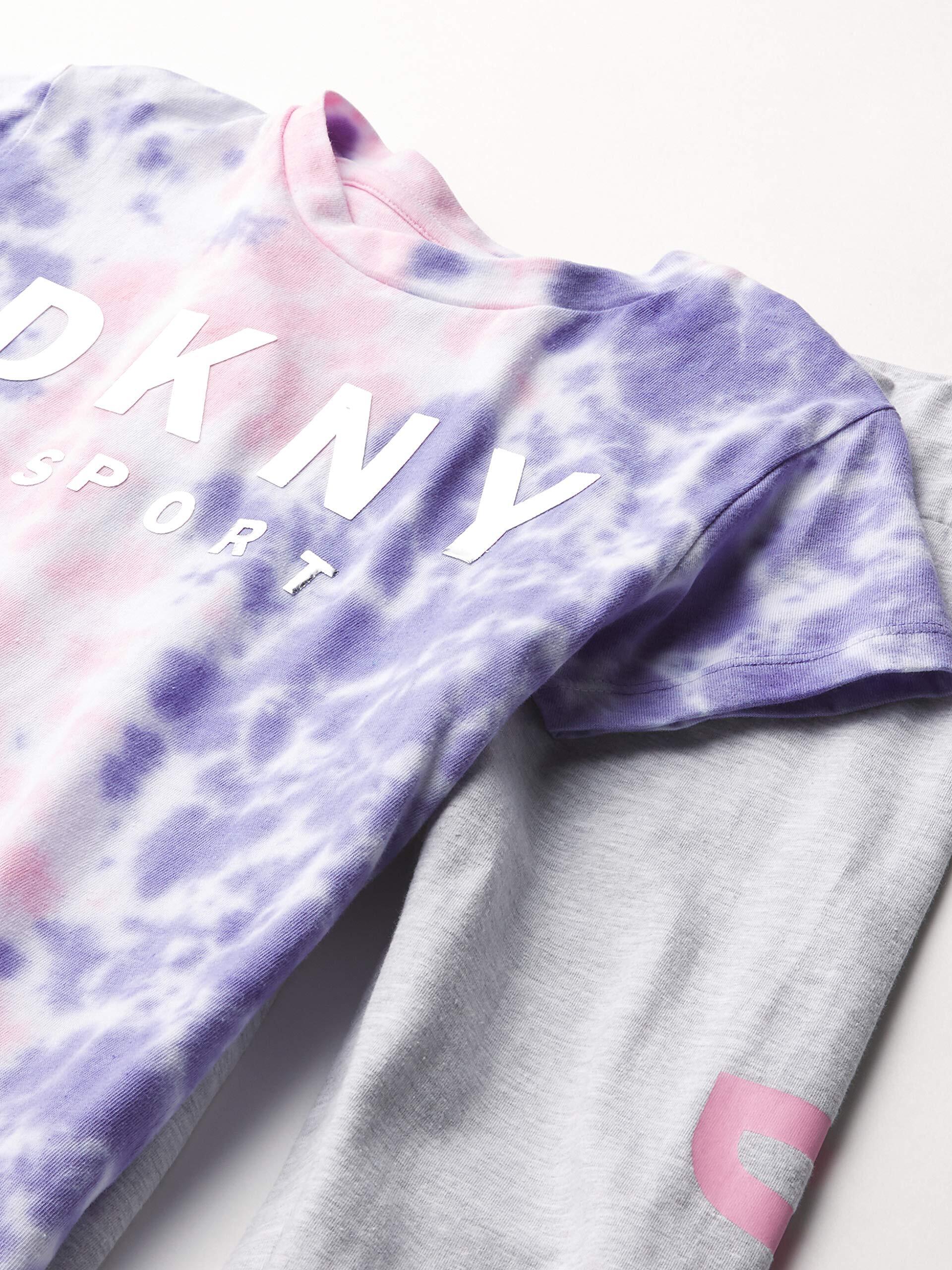 Костюм для дівчинки DKNY футболка та лосини 1159807588 — фото 3