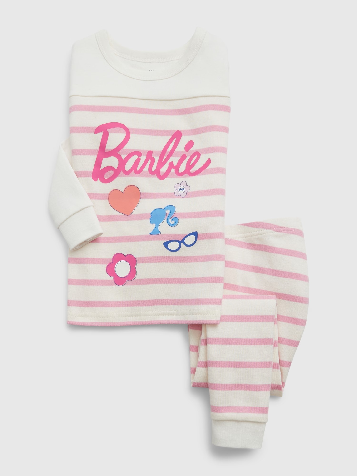Дитяча піжама Barbie GAP лонгслів та штани 1159836223 — фото 4