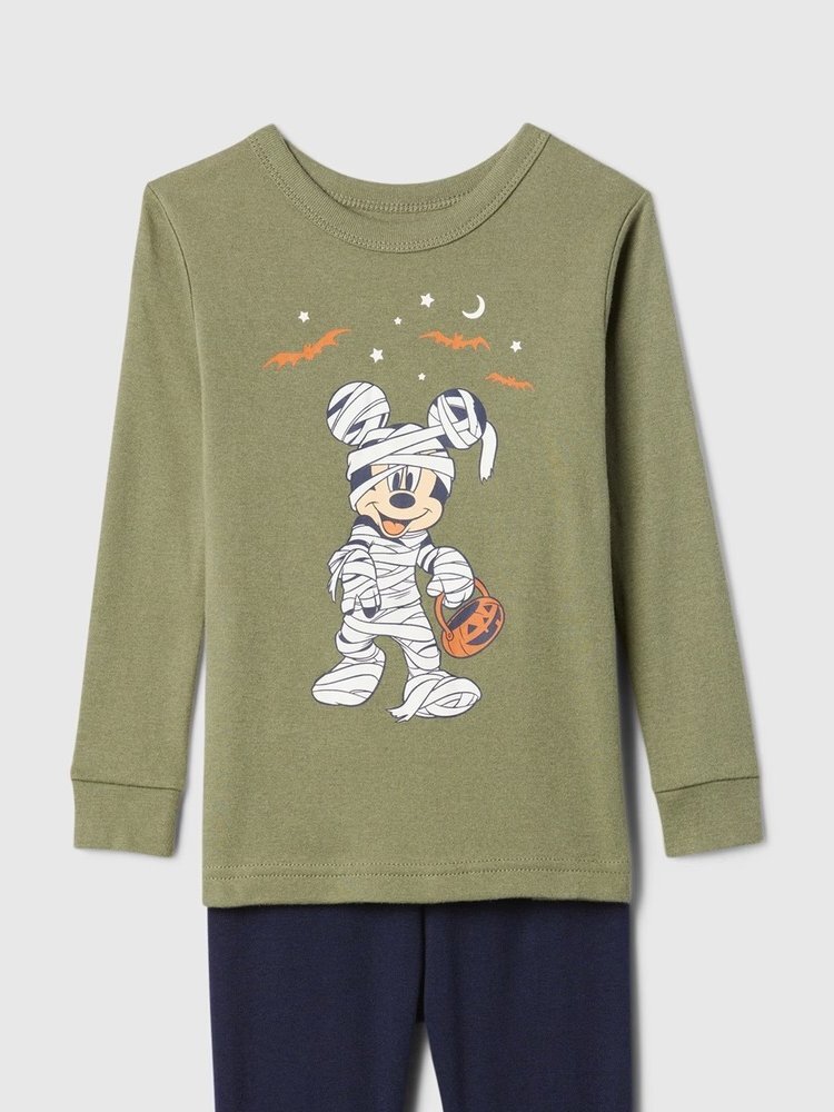 Дитяча піжама Disney Mickey Mouse GAP лонгслів та штани 1159836599 — фото 3