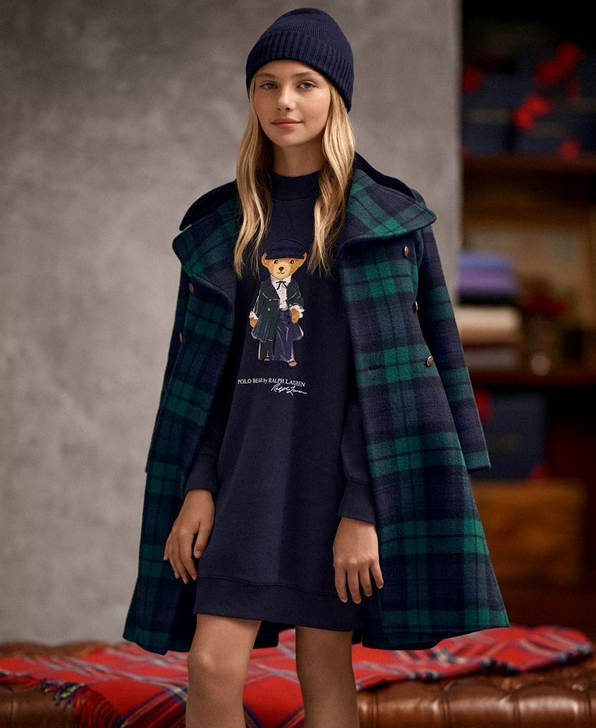 Сукня для дівчаток Polo Ralph Lauren фліс 1159838472 — фото 5