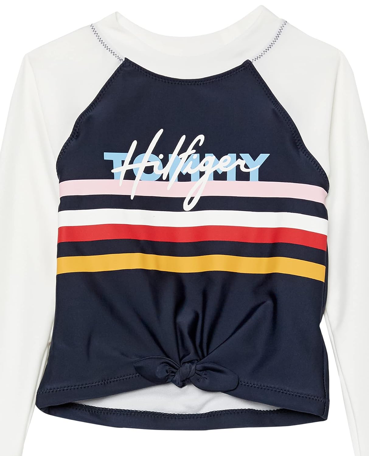 Купальник для дівчаток із захистом від сонця UPF 50+ від Tommy Hilfiger купальний лонгслів та плавки 115983891 — фото 3