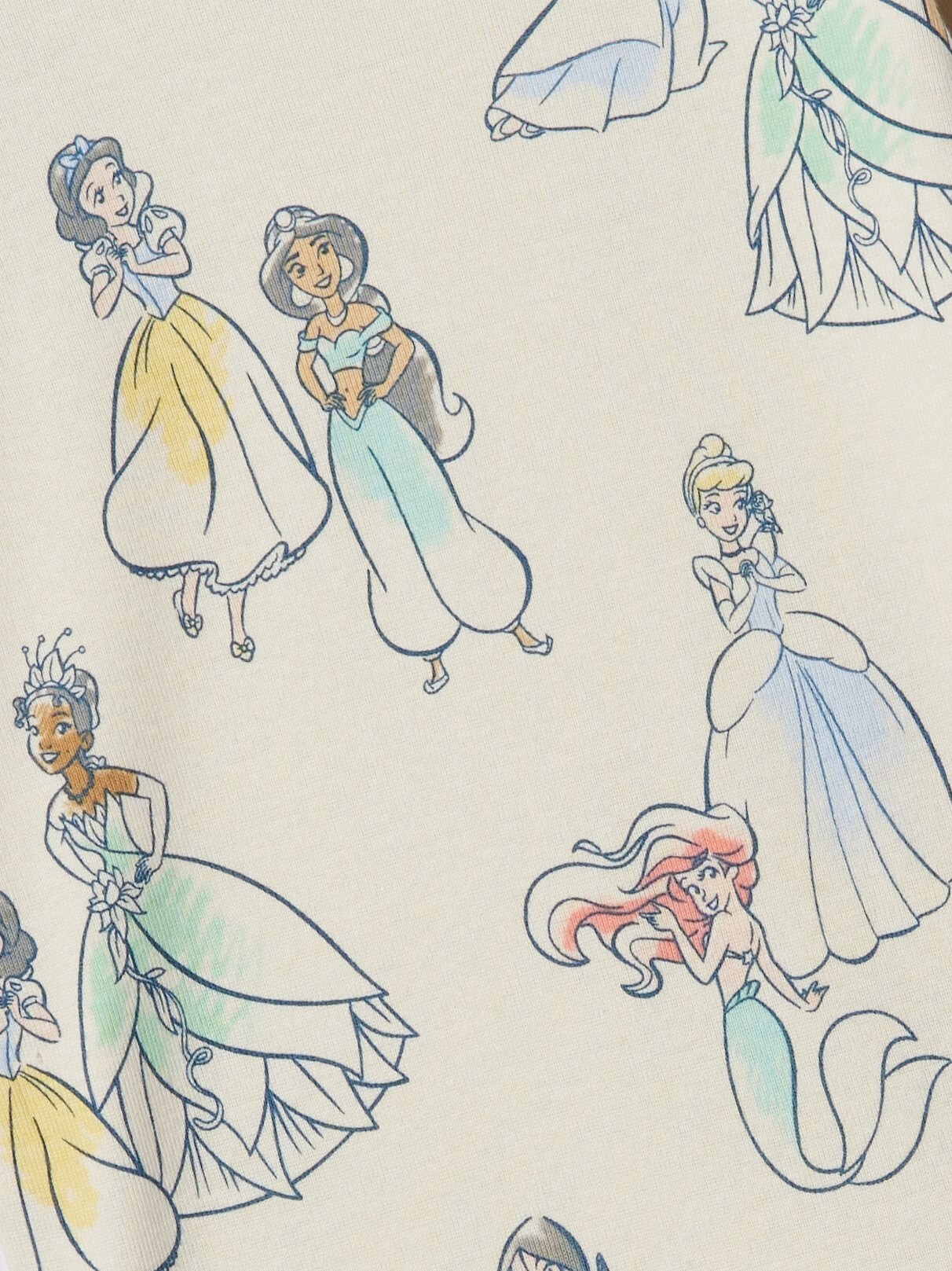 Дитяча піжама Disney Princess GAP лонгслів та штани 1159843366 — фото 4