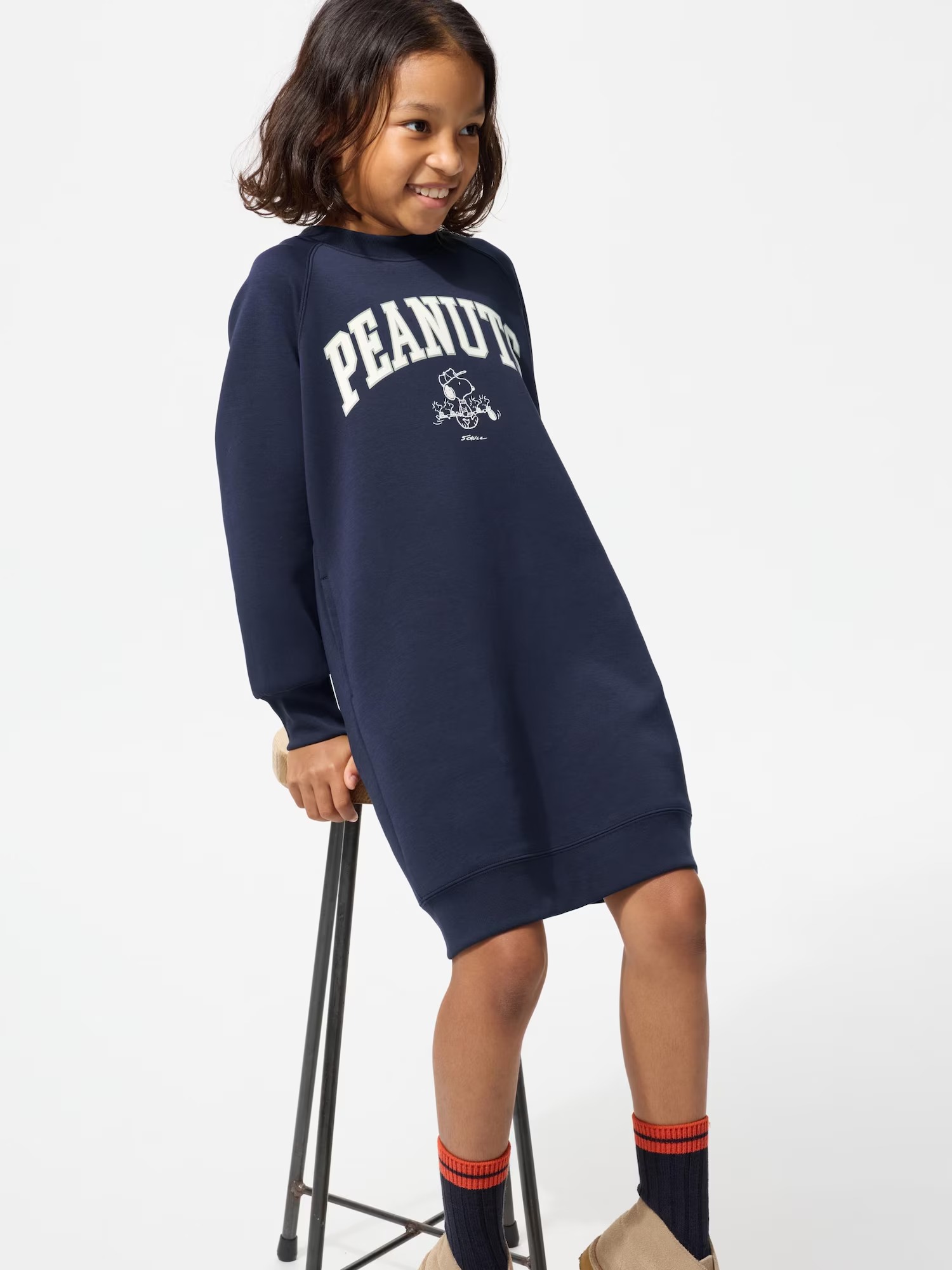 Дитяча сукня UNIQLO UT Graphic Peanuts з кишенями 1159850355 — фото 1