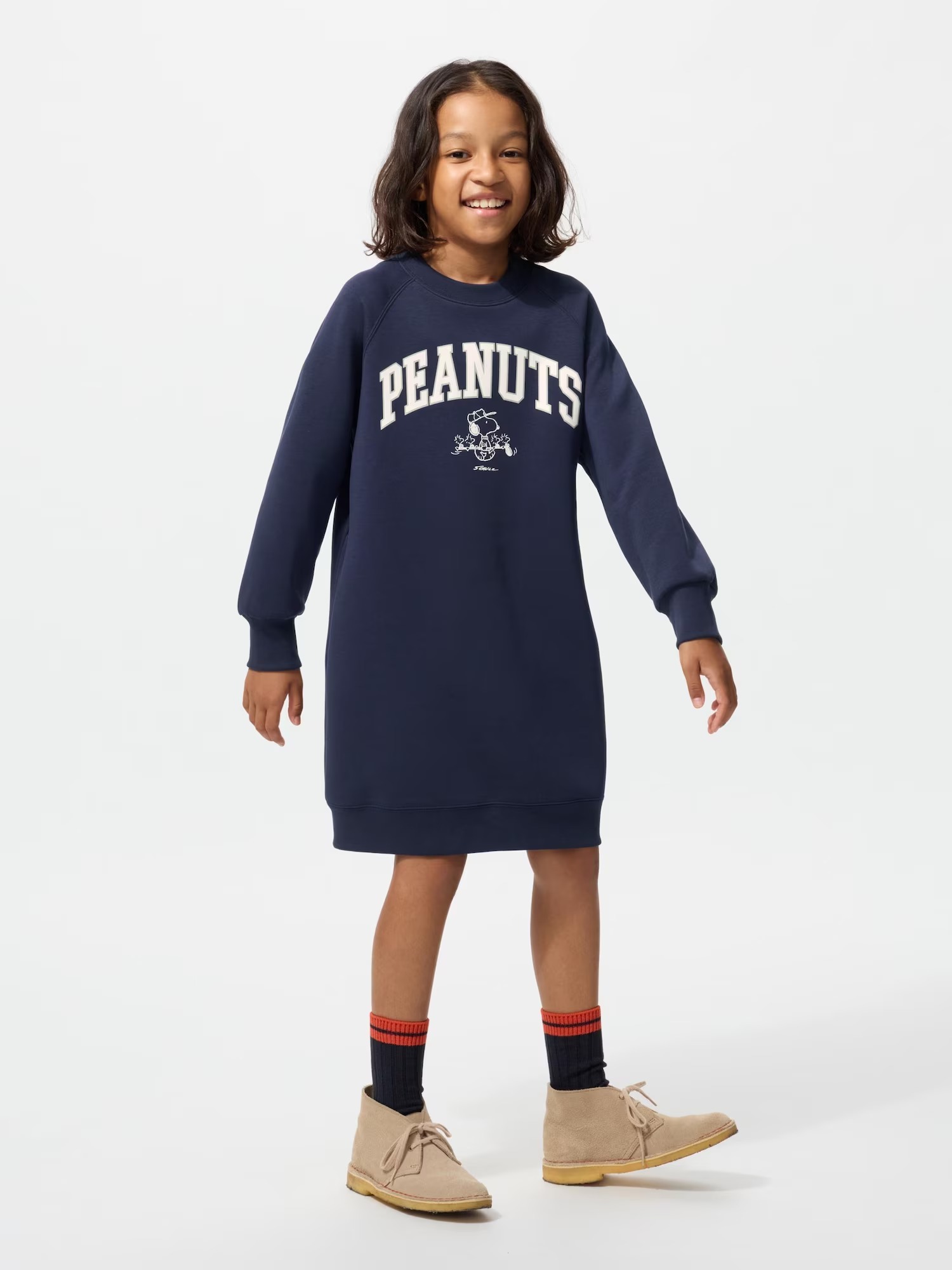 Дитяча сукня UNIQLO UT Graphic Peanuts з кишенями 1159850355 — фото 3