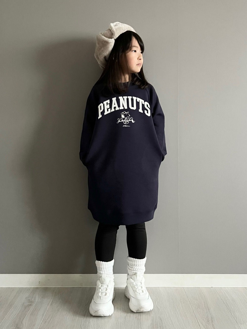 Дитяча сукня UNIQLO UT Graphic Peanuts з кишенями 1159850355 — фото 7