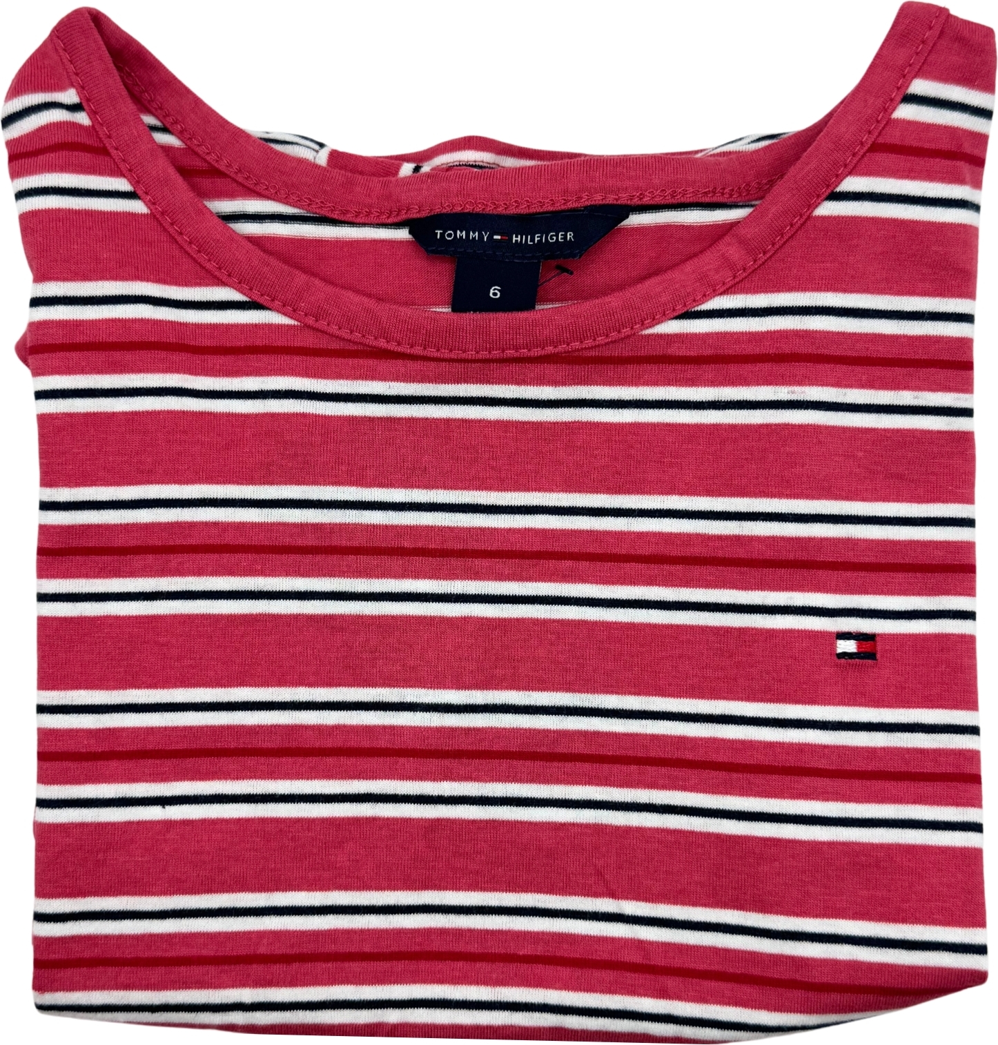 Дитяча футболка Tommy Hilfiger у смужку з вузлом 1159818485 — фото 4