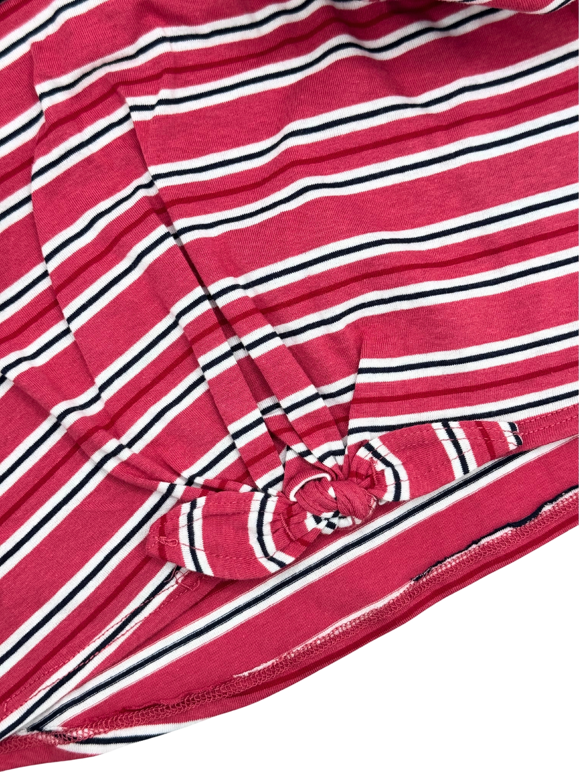 Дитяча футболка Tommy Hilfiger у смужку з вузлом 1159818485 — фото 6