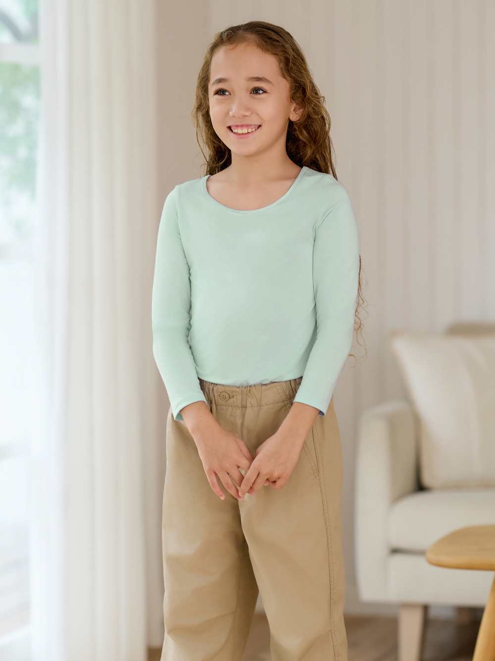 Дитячий лонгслів UNIQLO HEATTECH 1159826760 — фото 4