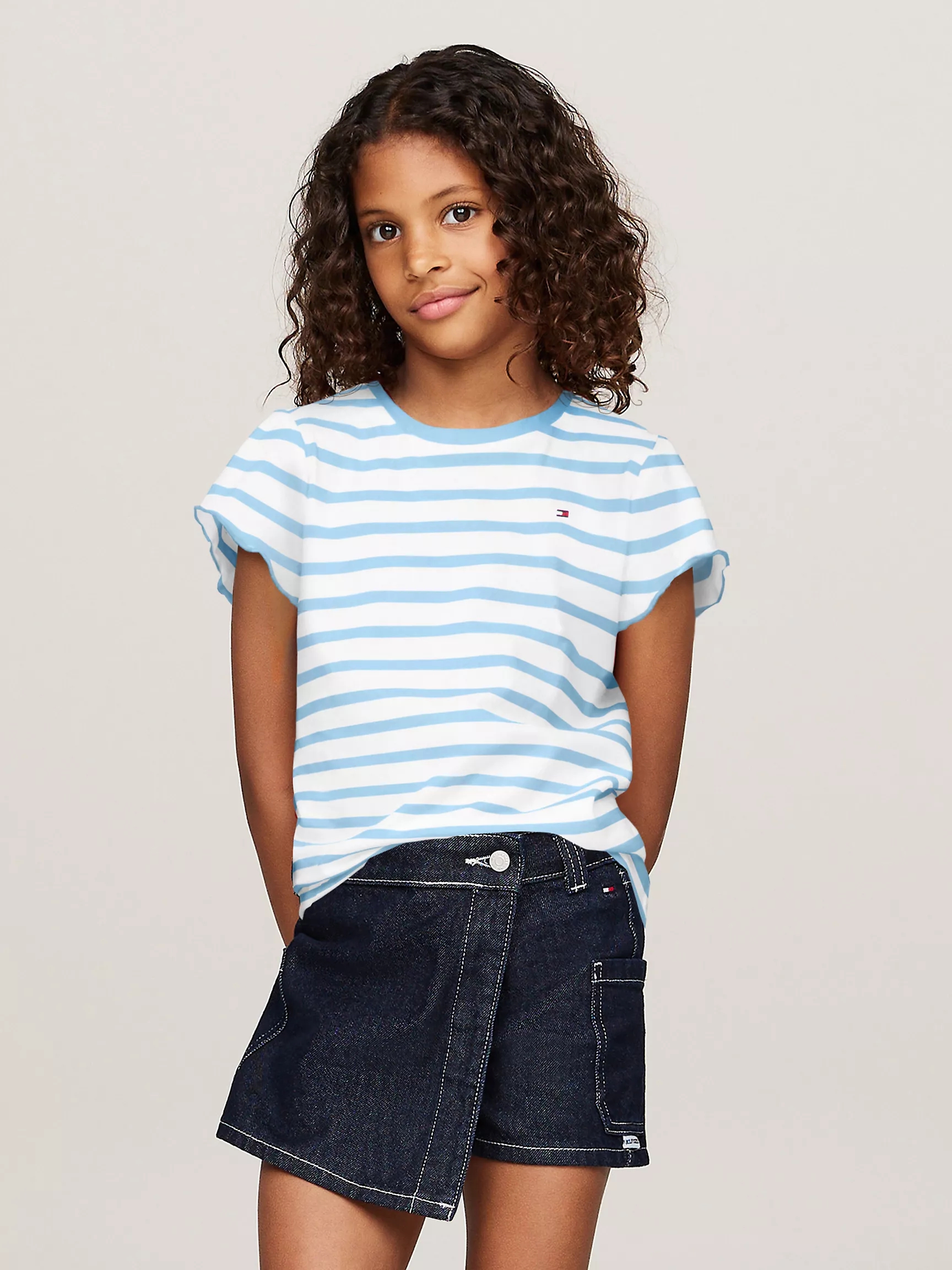 Дитяча футболка Tommy Hilfiger в смужку 1159833554 — фото 1