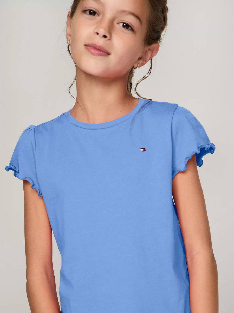 Футболка для дівчаток Tommy Hilfiger з рюшами 1159842631 — фото 2