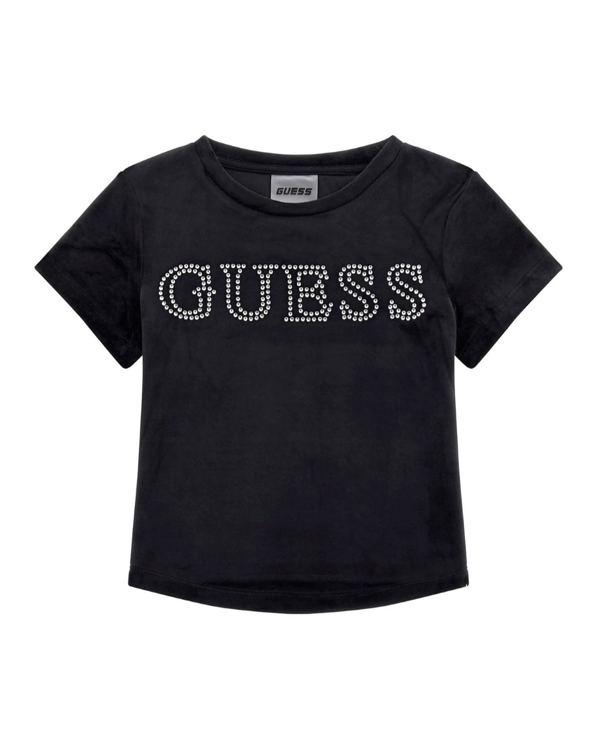 Велюрова футболка Guess зі стразами 1159845024 — фото 2