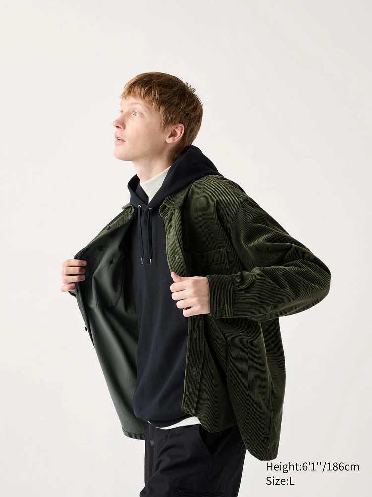 Вельветова куртка-сорочка UNIQLO на гудзиках 1159830435 — фото 5
