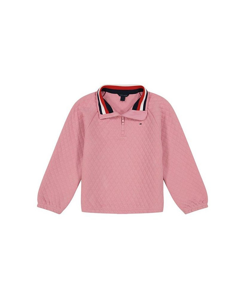 Дитяча стьобана толстовка Tommy Hilfiger на напівблискавці 1159840627 — фото 5