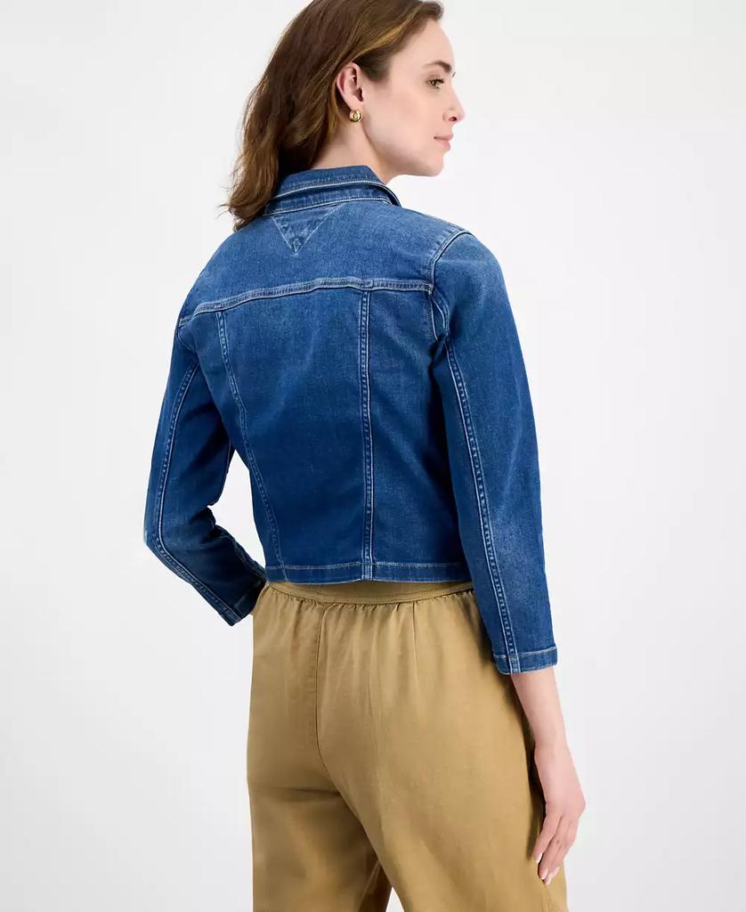 Жіноча укорочена куртка джинсова Tommy Hilfiger 1159856990 — фото 2
