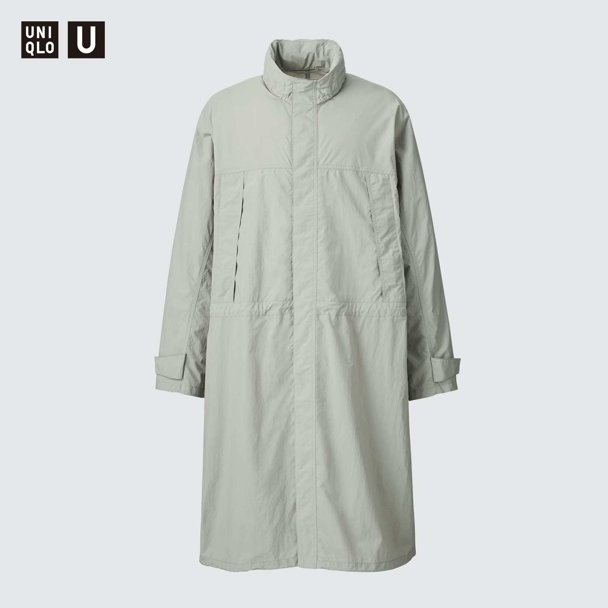 Легке довге пальто з прихованим капюшоном UNIQLO плащ 1159810862 — фото 7