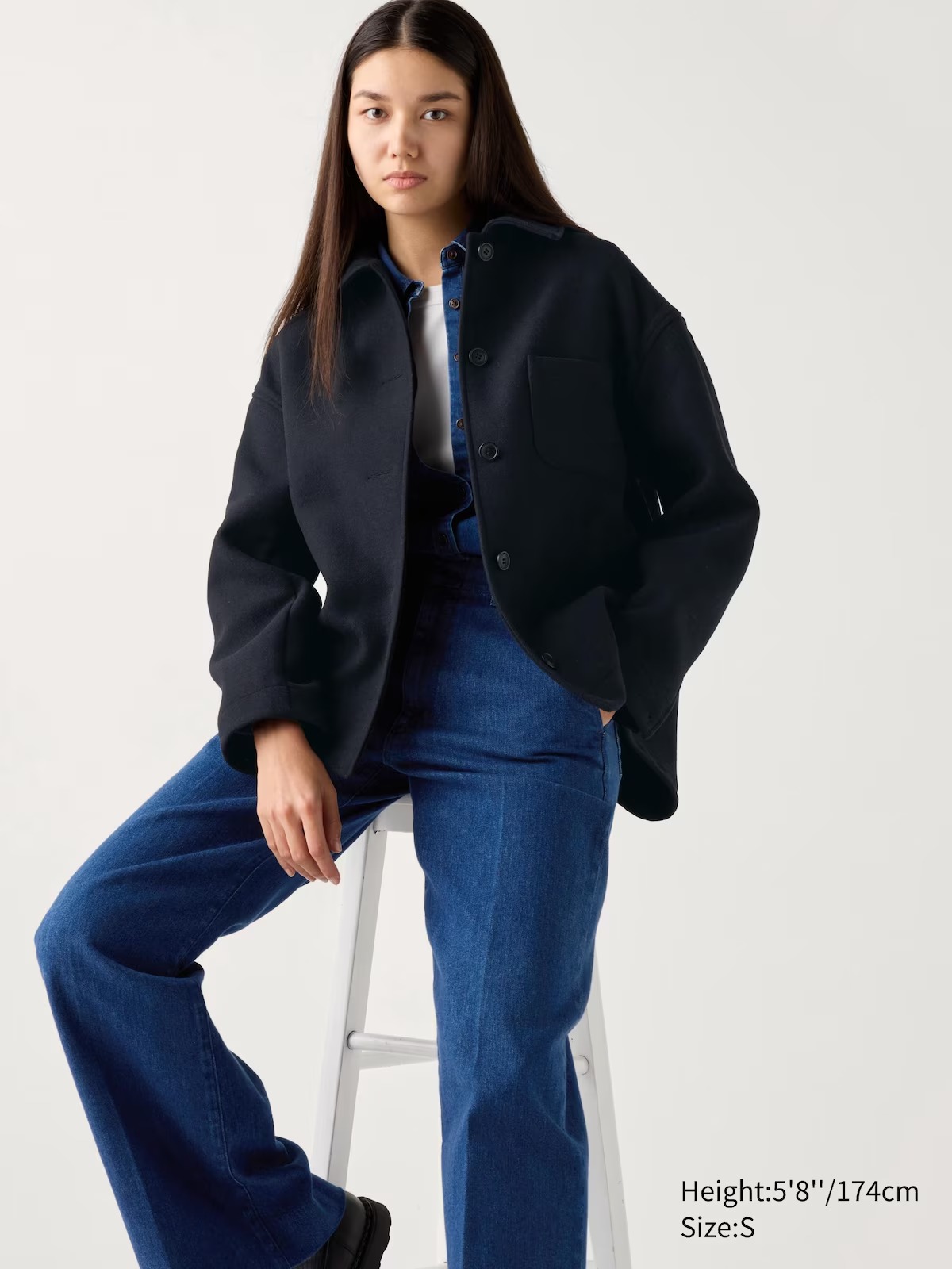Тепла куртка-сорочка UNIQLO на ґудзиках 1159826524 — фото 1