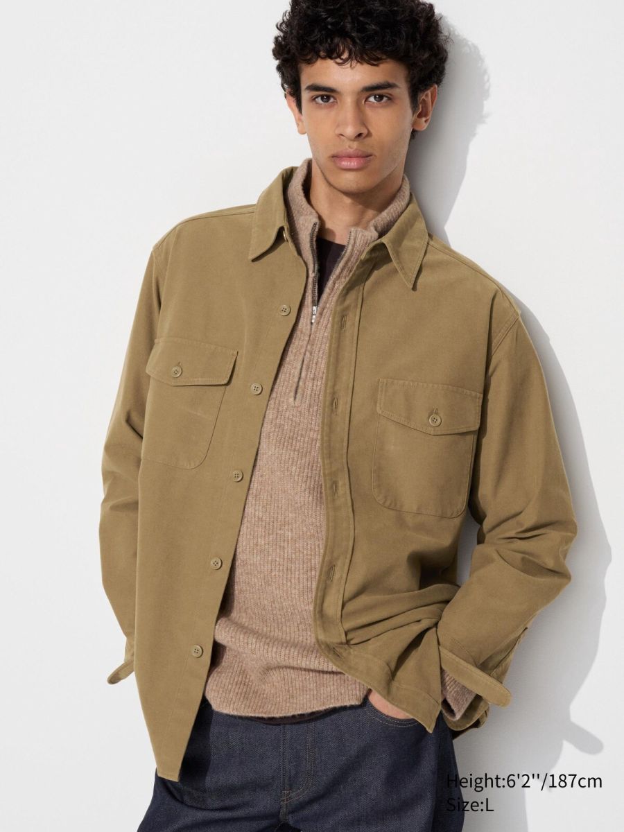Куртка-сорочка UNIQLO на гудзиках 1159828138 — фото 1