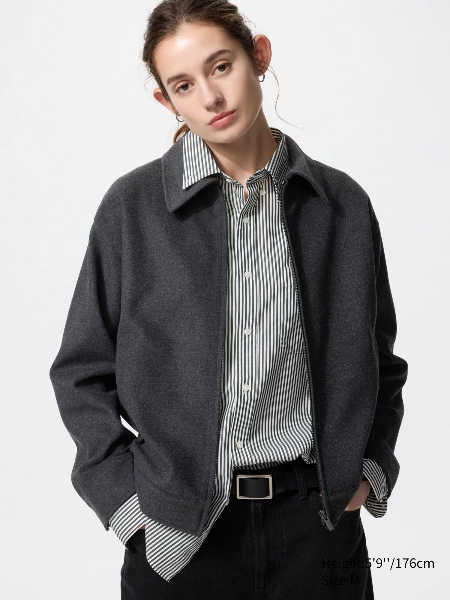 Куртка-сорочка оверсайз UNIQLO на блискавці 1159855090 — фото 1