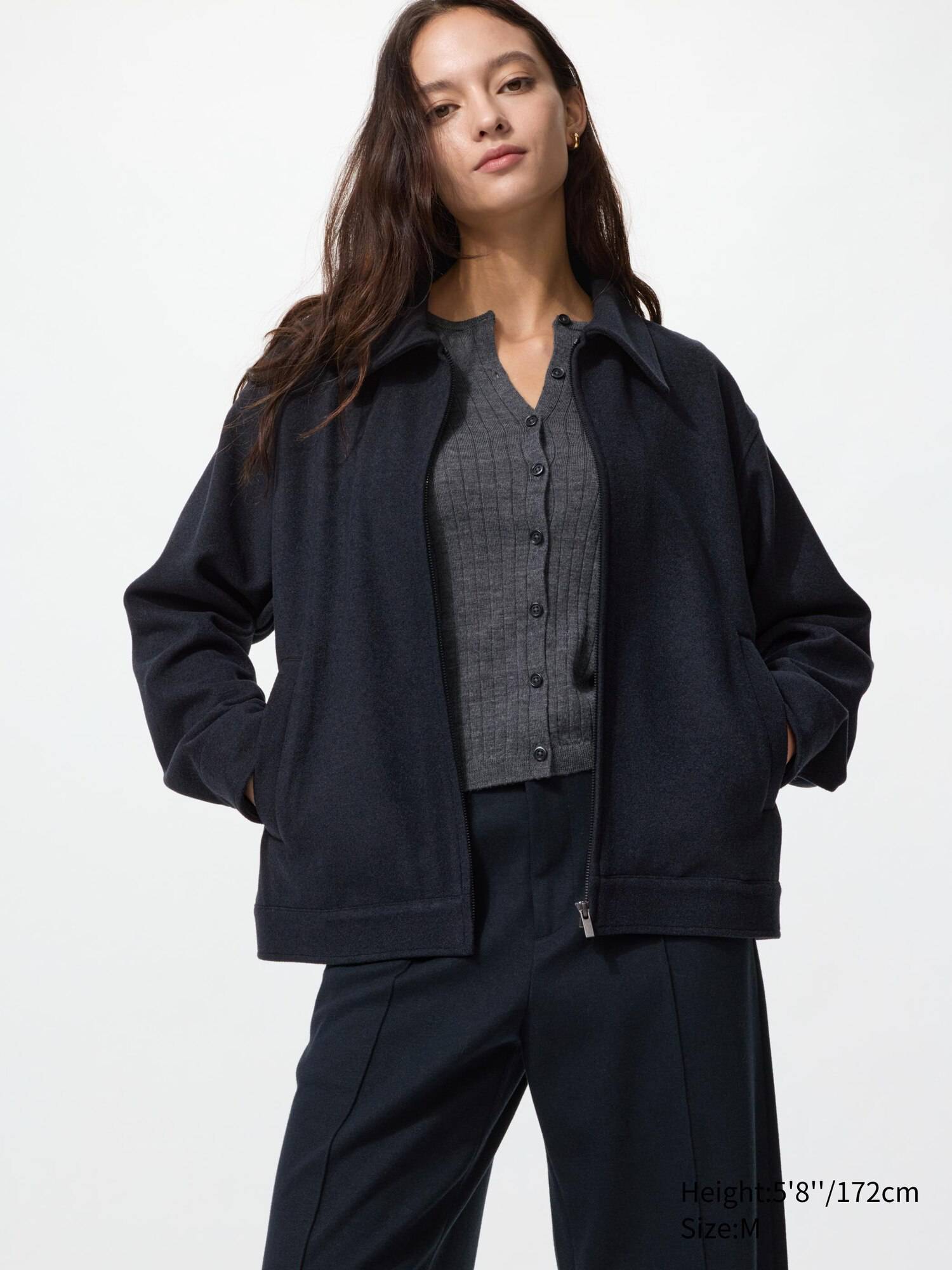 Куртка-сорочка оверсайз UNIQLO на блискавці 1159855092 — фото 1