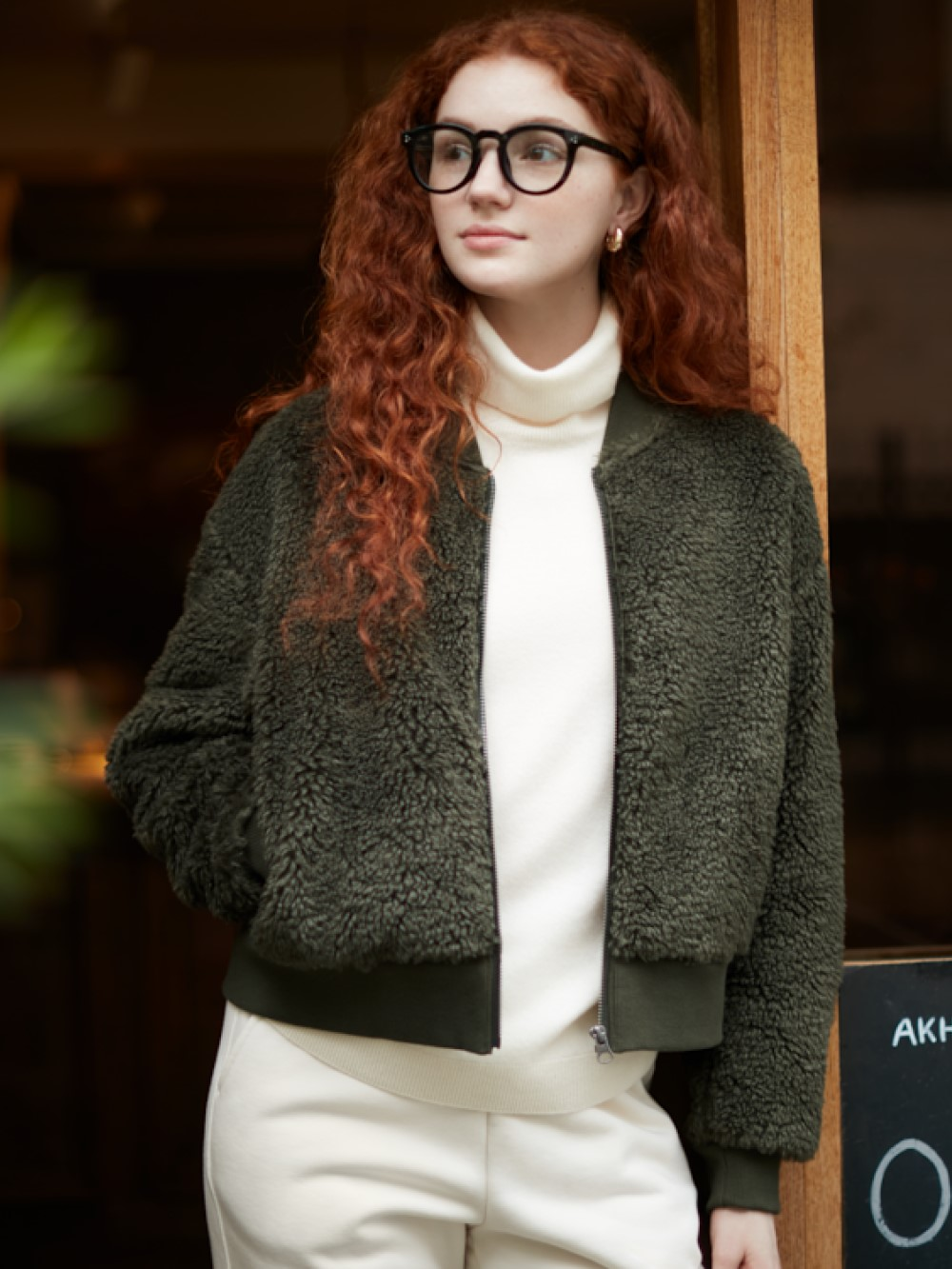 Куртка-бомбер UNIQLO зі штучного хутра 1159772316 — фото 6