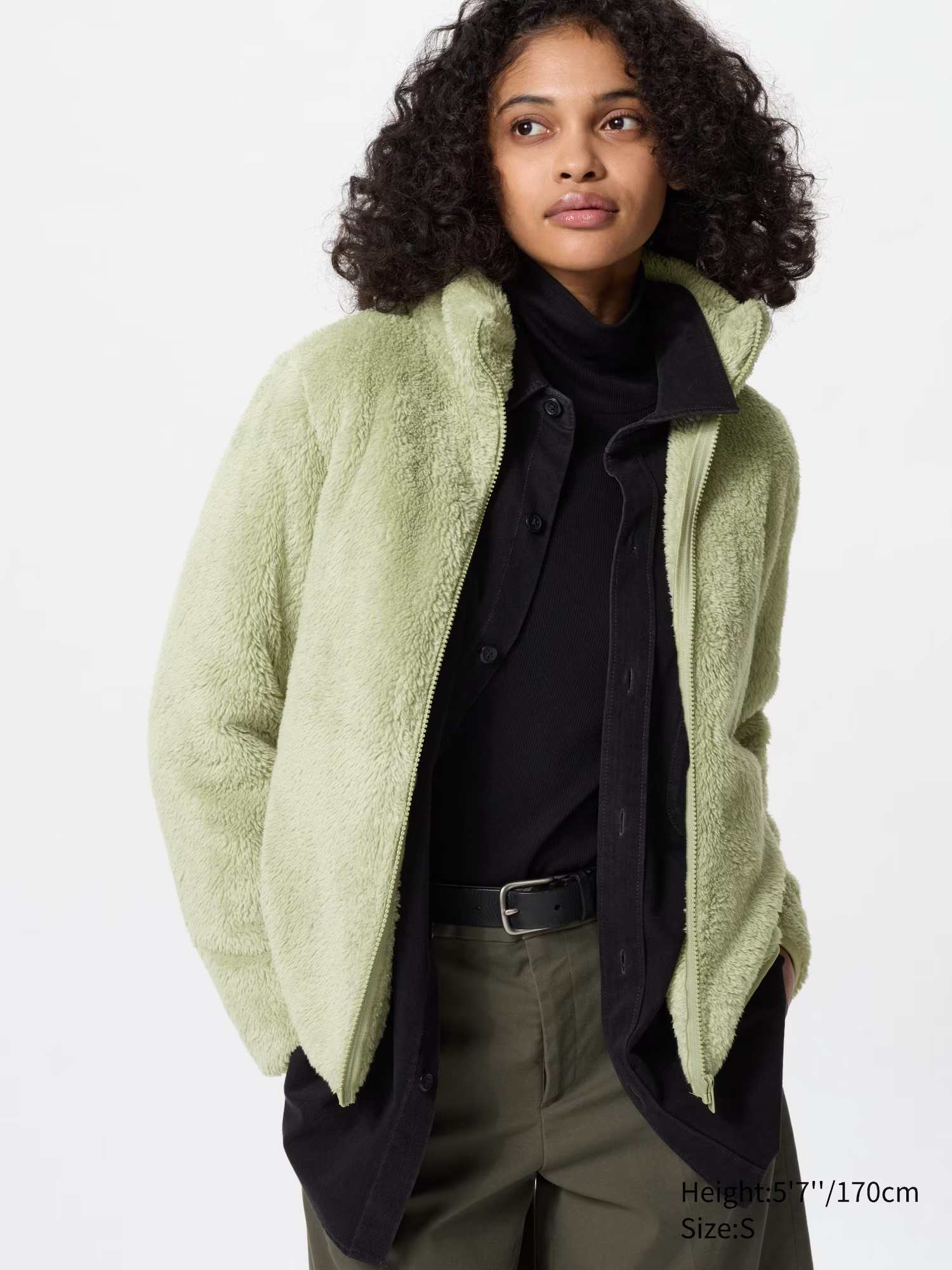 Куртка на блискавці UNIQLO зі штучного хутра 1159831631 — фото 1