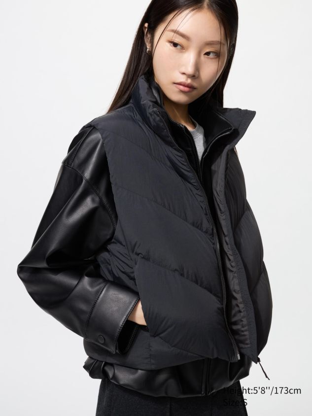 Куртка з екошкіри UNIQLO на блискавці 1159850497 — фото 6