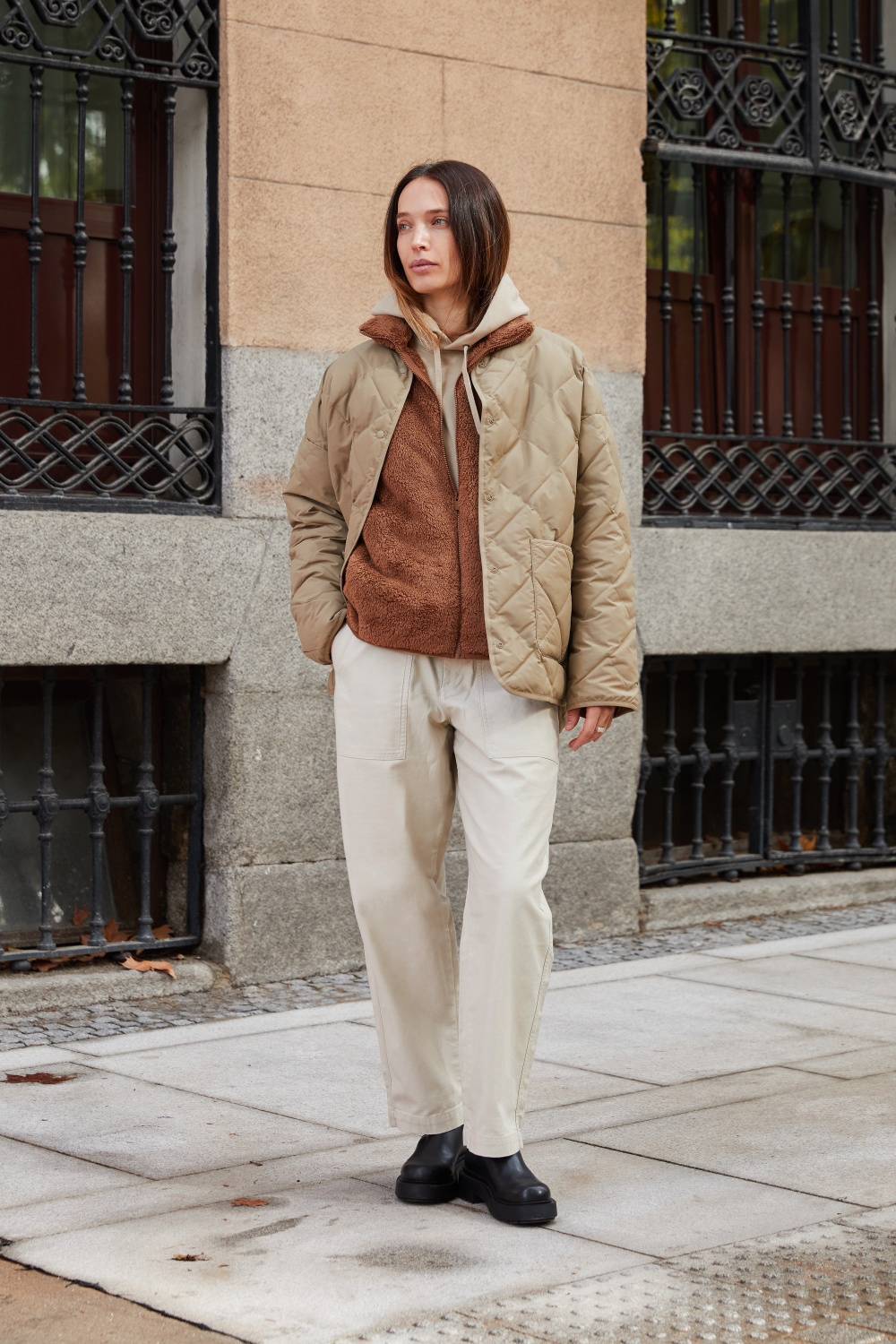 Куртка на блискавці UNIQLO зі штучного хутра 1159855561 — фото 3
