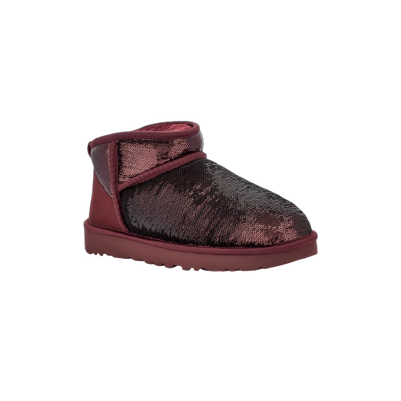 Жіночі укорочені уггі UGG з хутром 37 — фото 3