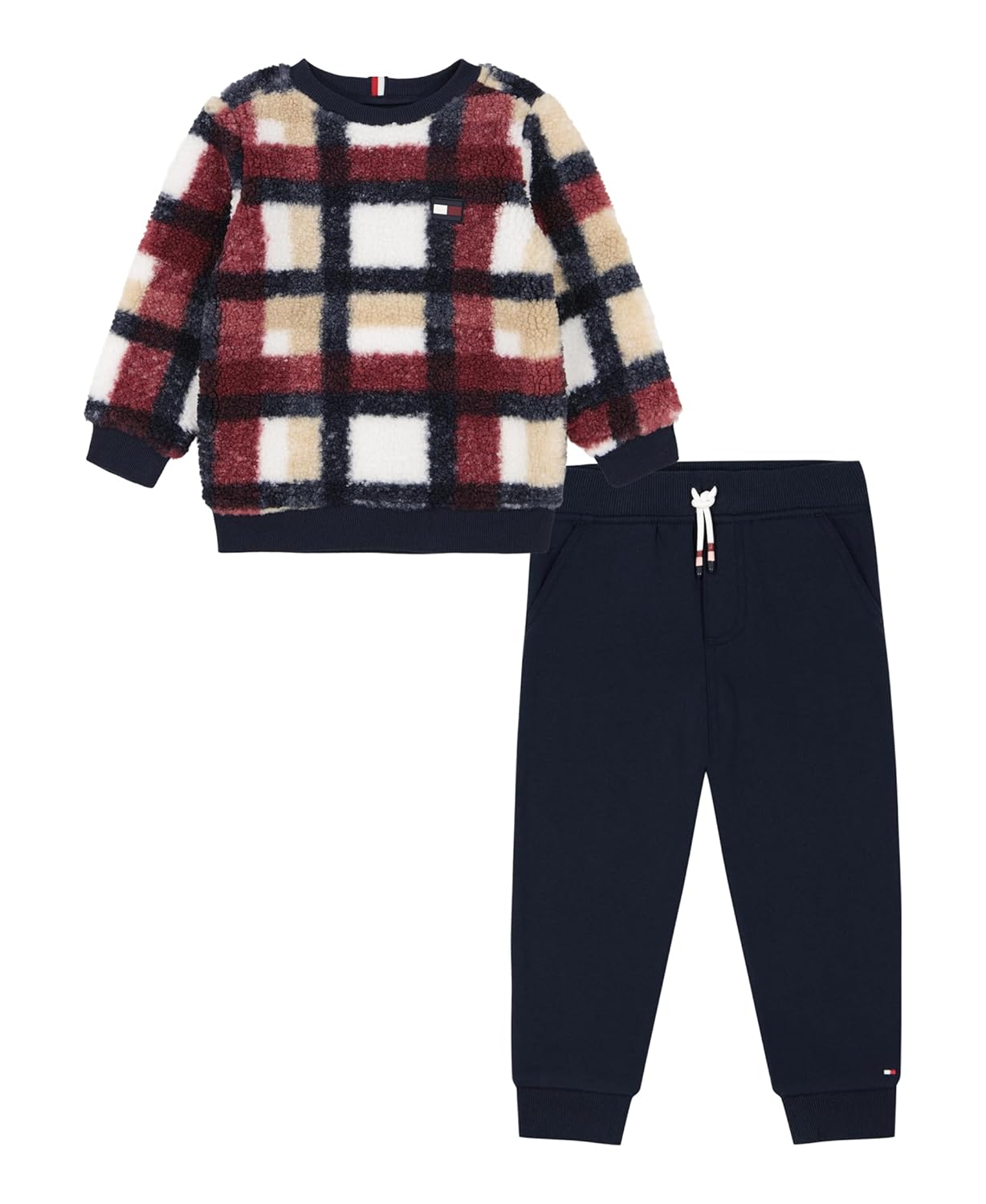 Дитячий комплект Tommy Hilfiger хутряний світшот та штани 1159834484 — фото 1