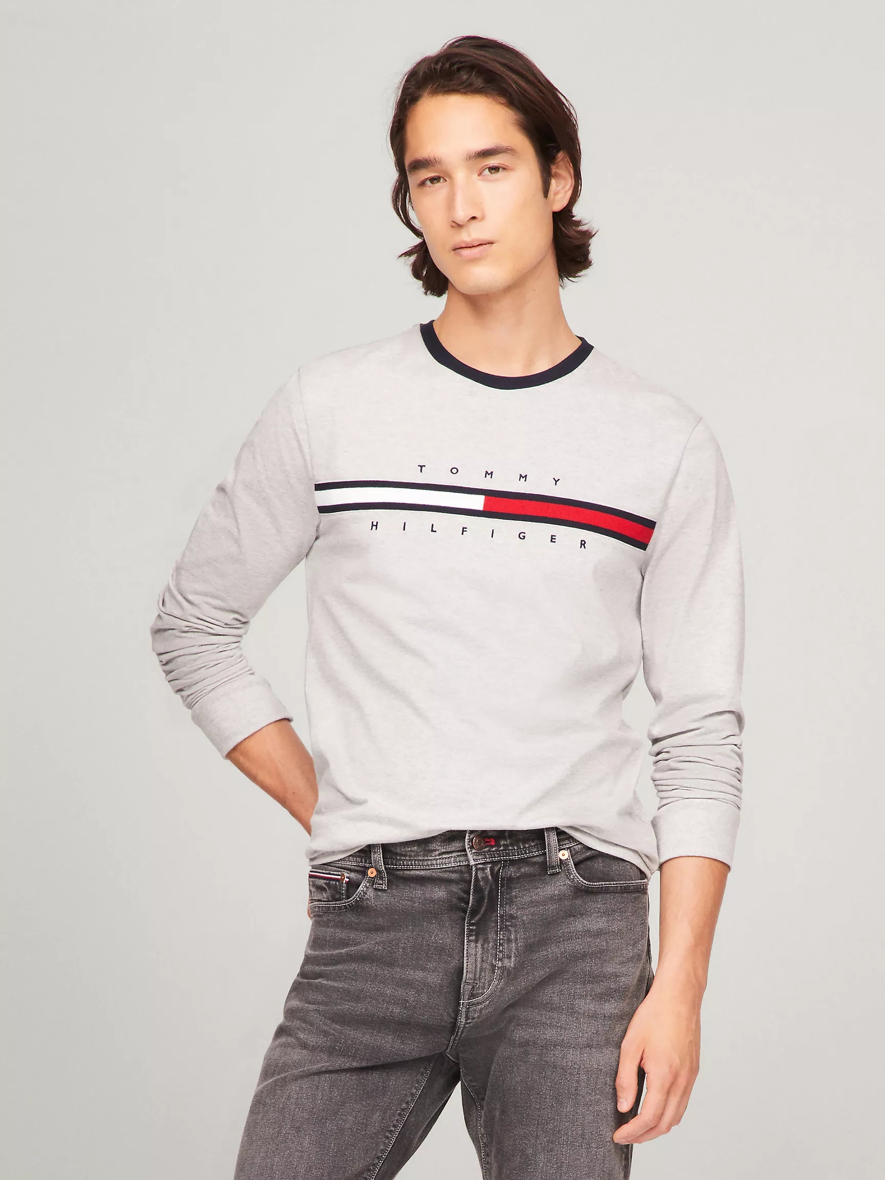 Чоловічий лонгслів Tommy Hilfiger кофта з логотипом 1159833178 — фото 1
