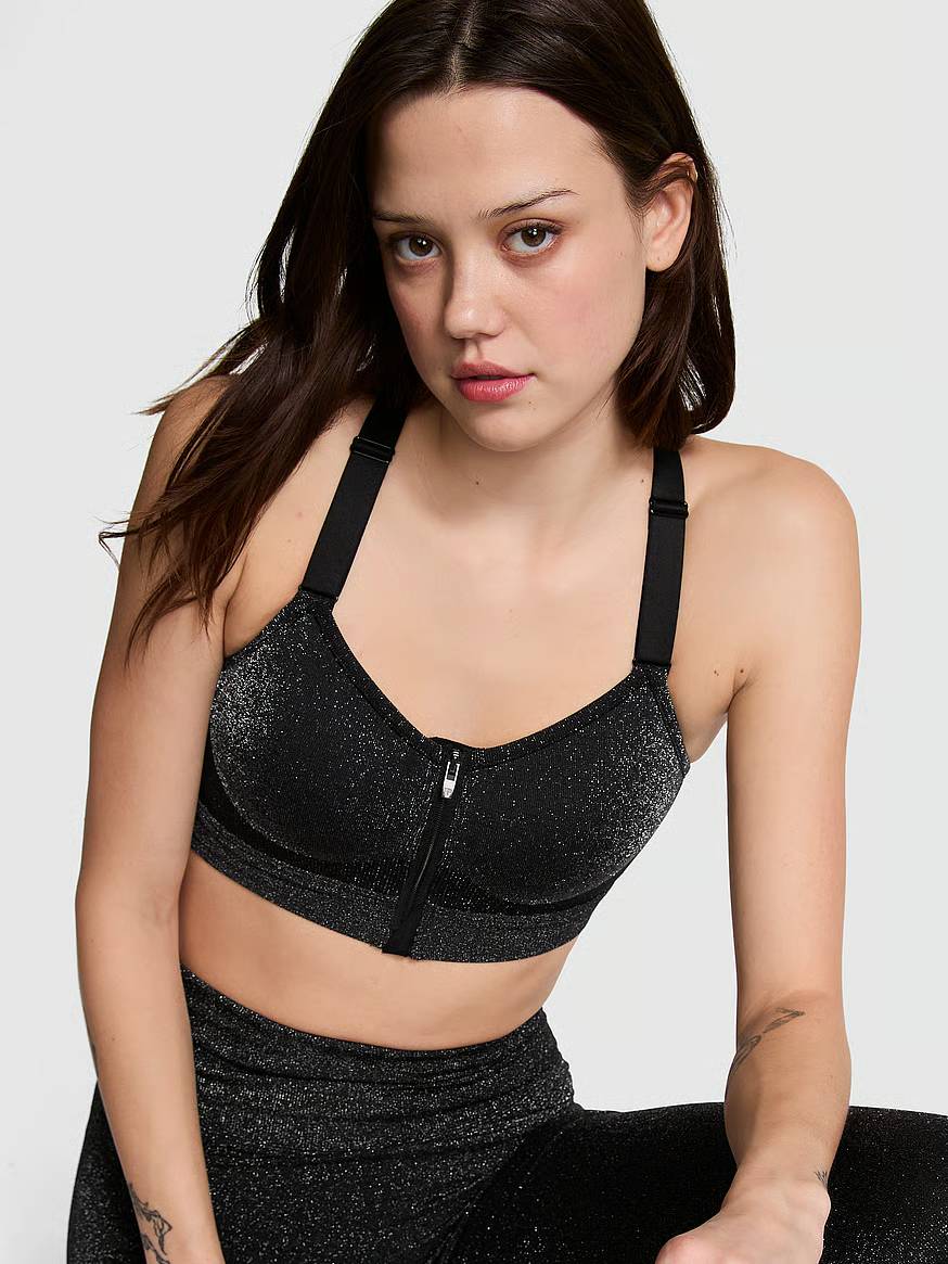 Спортивний топ Victoria's Secret Pink зі блискавкою 1159834438 — фото 1