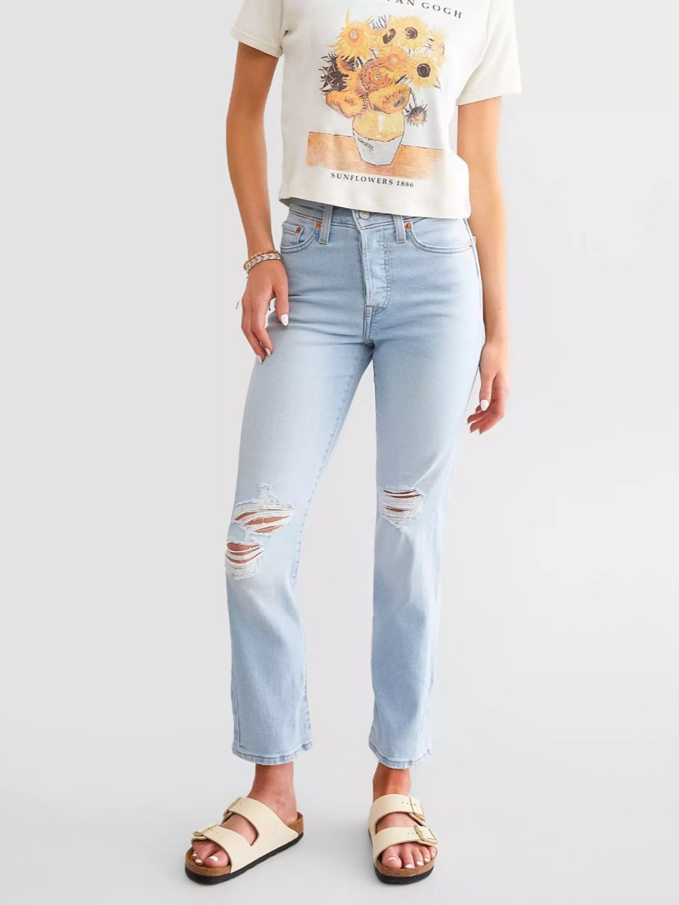 Жіночі укорочені джинси Levi's 1159856963 — фото 1