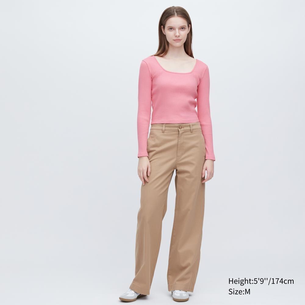 Жіночий укорочений лонгслів Uniqlo 1159785272 — фото 4