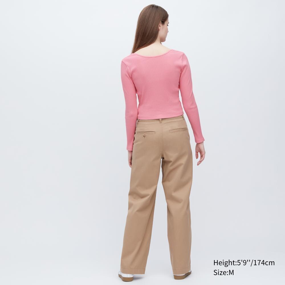 Жіночий укорочений лонгслів Uniqlo 1159785272 — фото 5