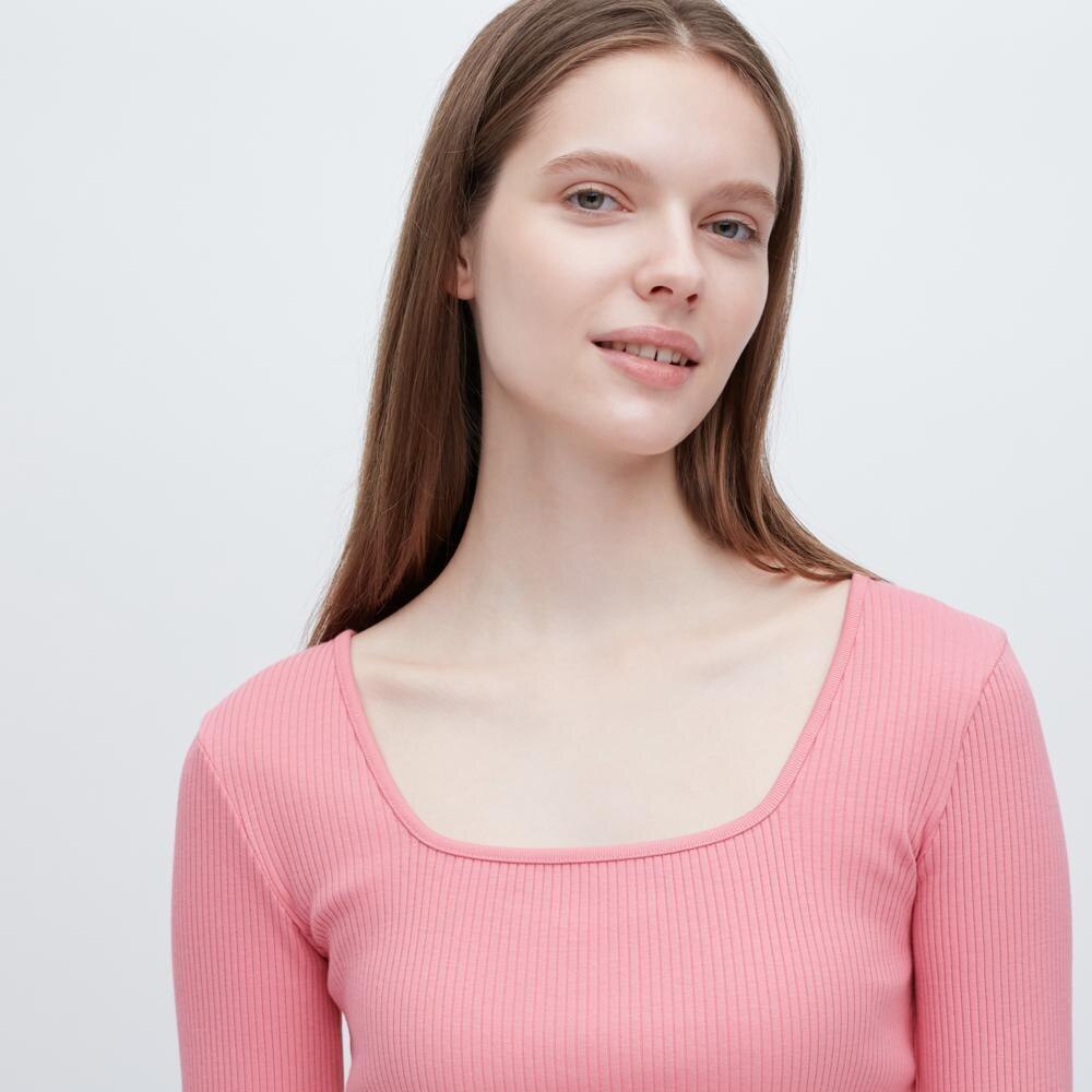 Жіночий укорочений лонгслів Uniqlo 1159785272 — фото 7