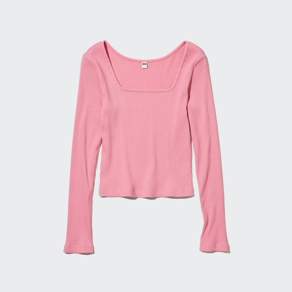 Жіночий укорочений лонгслів Uniqlo 1159785272 — фото 11