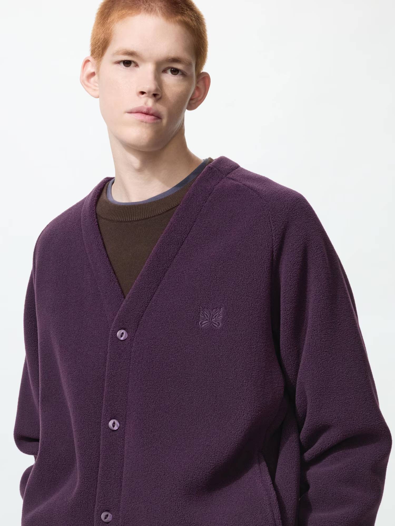 Флісовий кардиган UNIQLO and NEEDLES оверсайз 1159852963 — фото 5