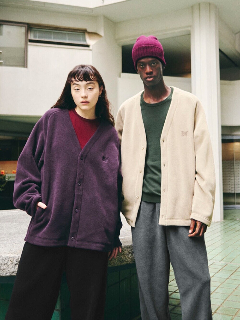 Флісовий кардиган UNIQLO and NEEDLES оверсайз 1159852963 — фото 10