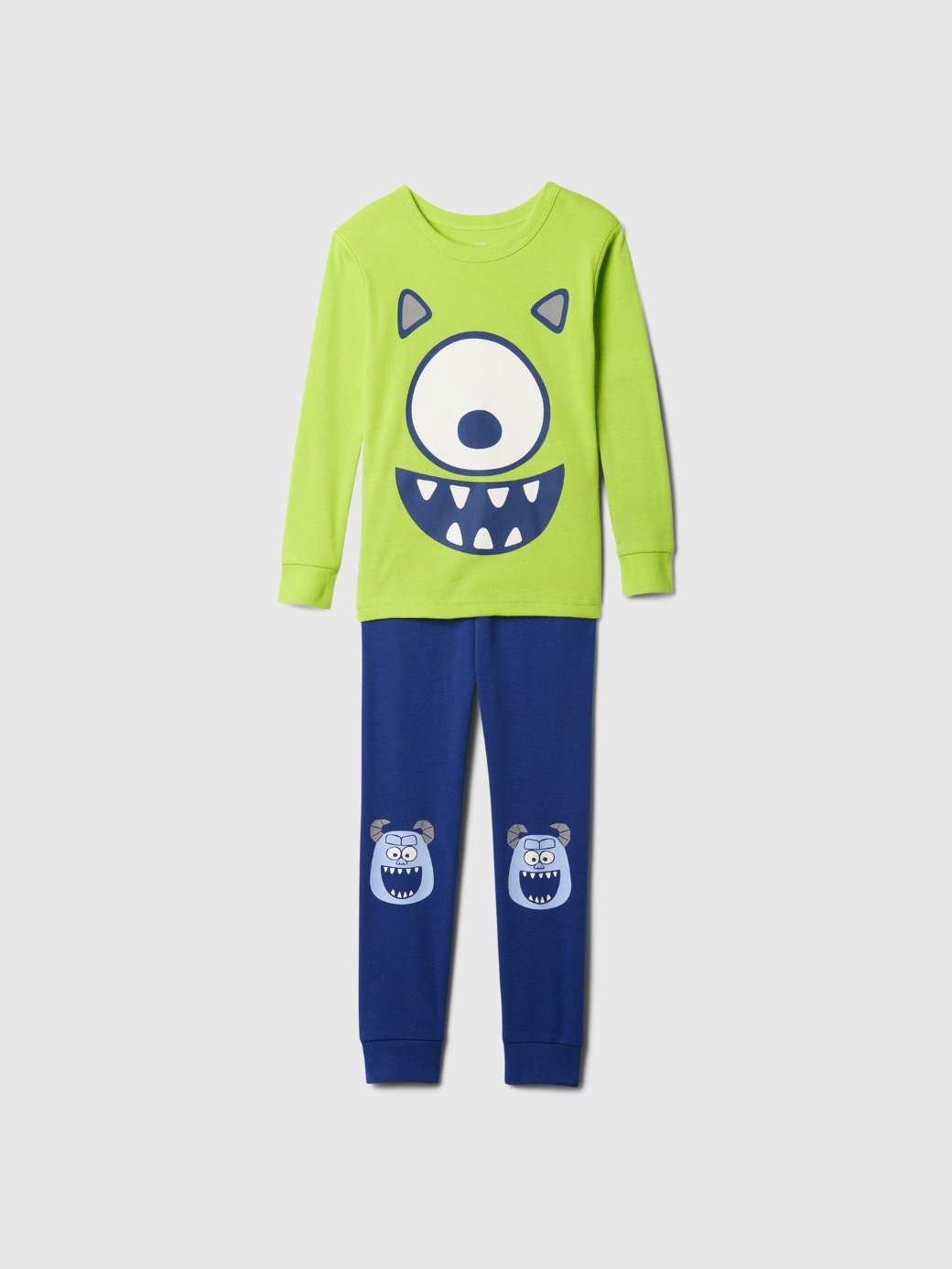 Дитяча піжама Disney Monsters GAP лонгслів та штани 1159835022 — фото 1