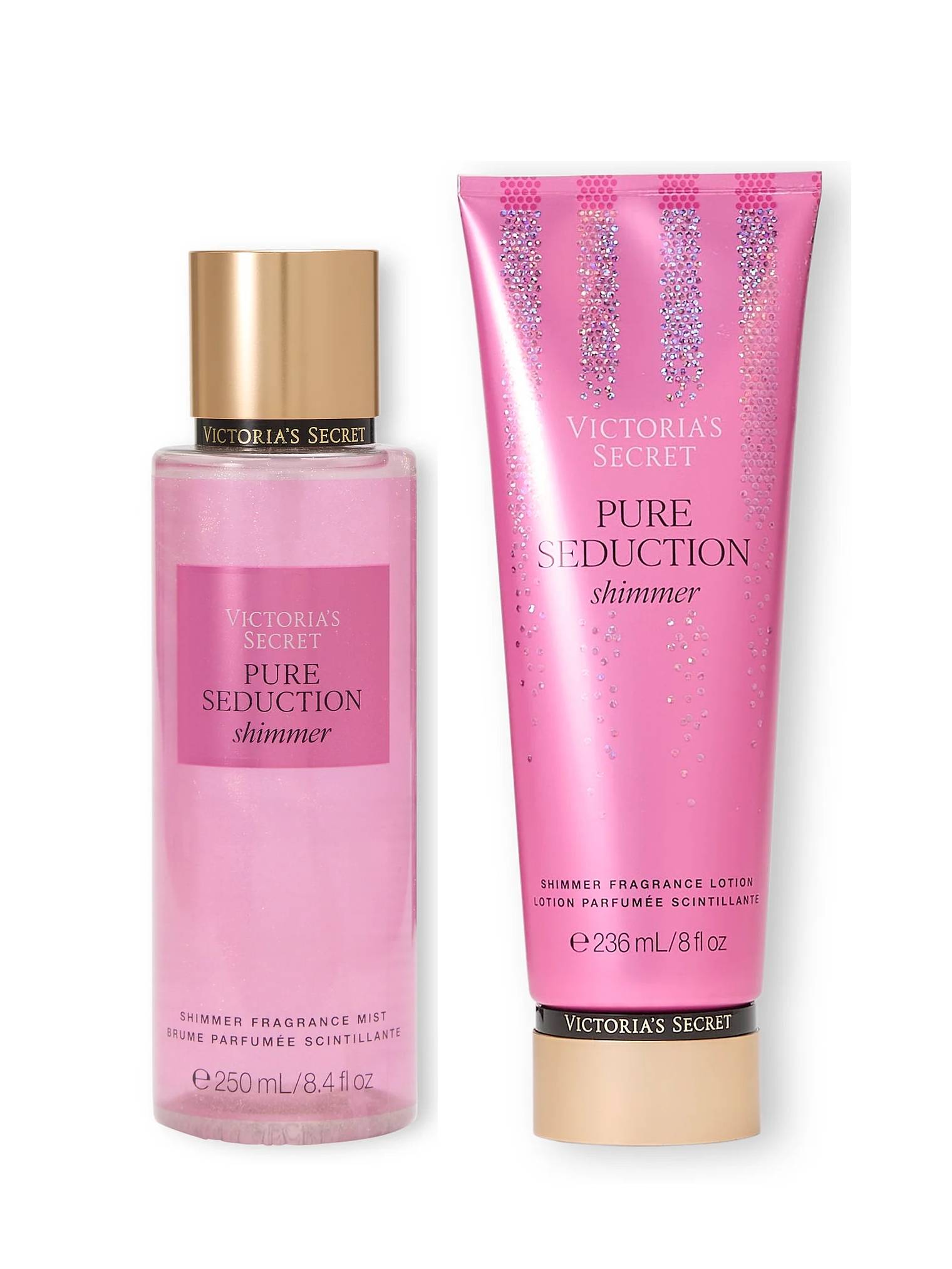 Набір для тіла Pure Seduction Shimmer Victoria's Secret міст та лосьйон 1159837286 — фото 1