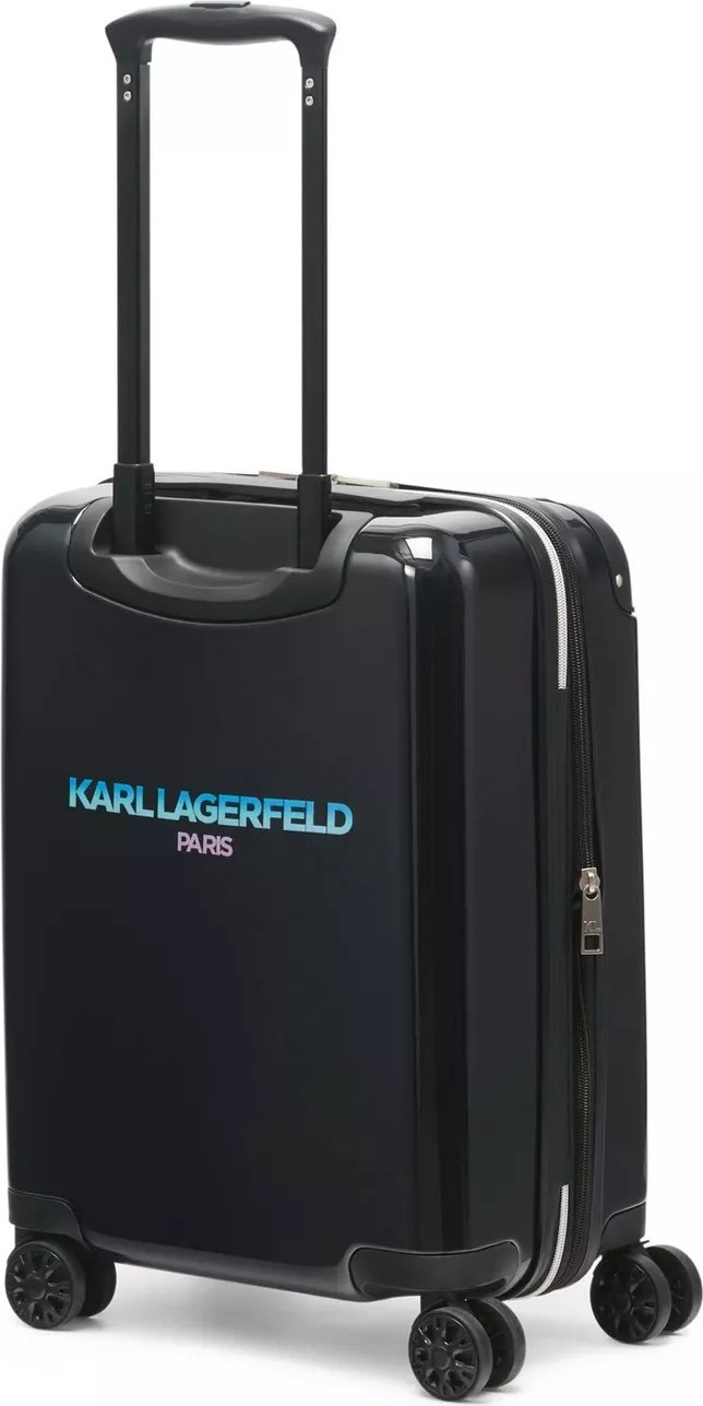 Валіза Spinner з принтом Karl Lagerfeld 1159828352 (Чорний One size) — фото 3